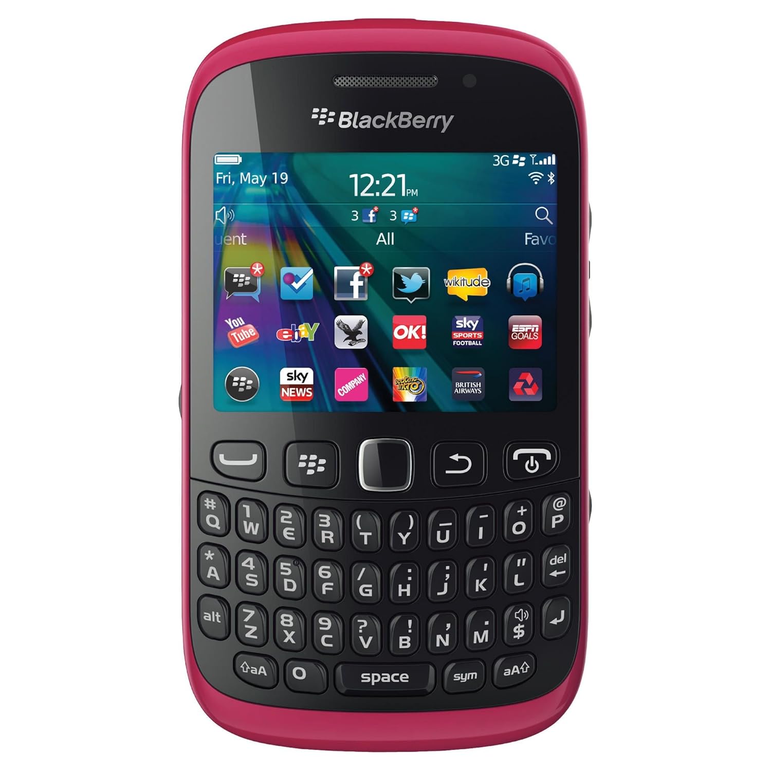 Amazon.com: Blackberry Curve 9320 Pink WiFi Keyboard